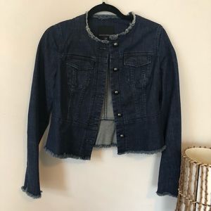 Banana Republic Peplum Jean Jacket
